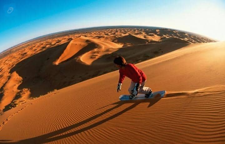 سفاري الصباح مع التزلج على الرمال بواسطة Arabian Expedition  رحلات سفاري صحراء دبي
