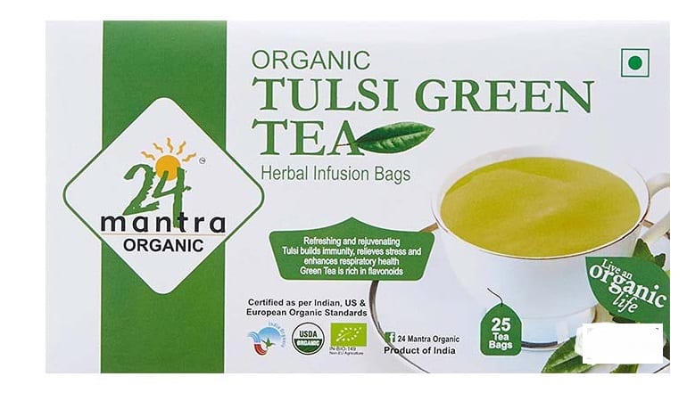 24-Mantra-Tulsi افضل انواع الشاي الاخضر
