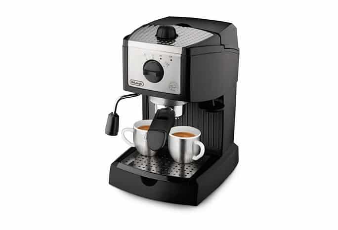 ديلونجي اسبريسوDe’Longhi 15 Bar Pump Espresso (model EC155) افضل ماكينات قهوة نسبريسو أقل من ١٠٠٠ ريال