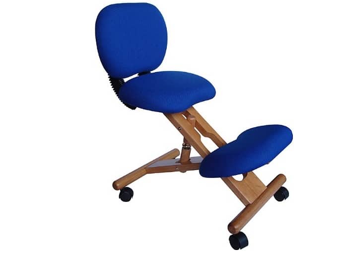 Flash Furniture Mobile Wooden Ergonomic افضل كراسي ثني الركبتين اثناء الجلوس