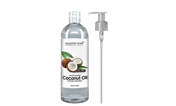 زيت جوز الهند المجزأ (16 أونصة) Fractionated Coconut Oil (16 Oz)