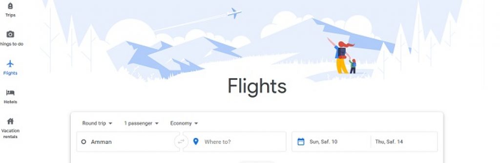 موقع Google Flights