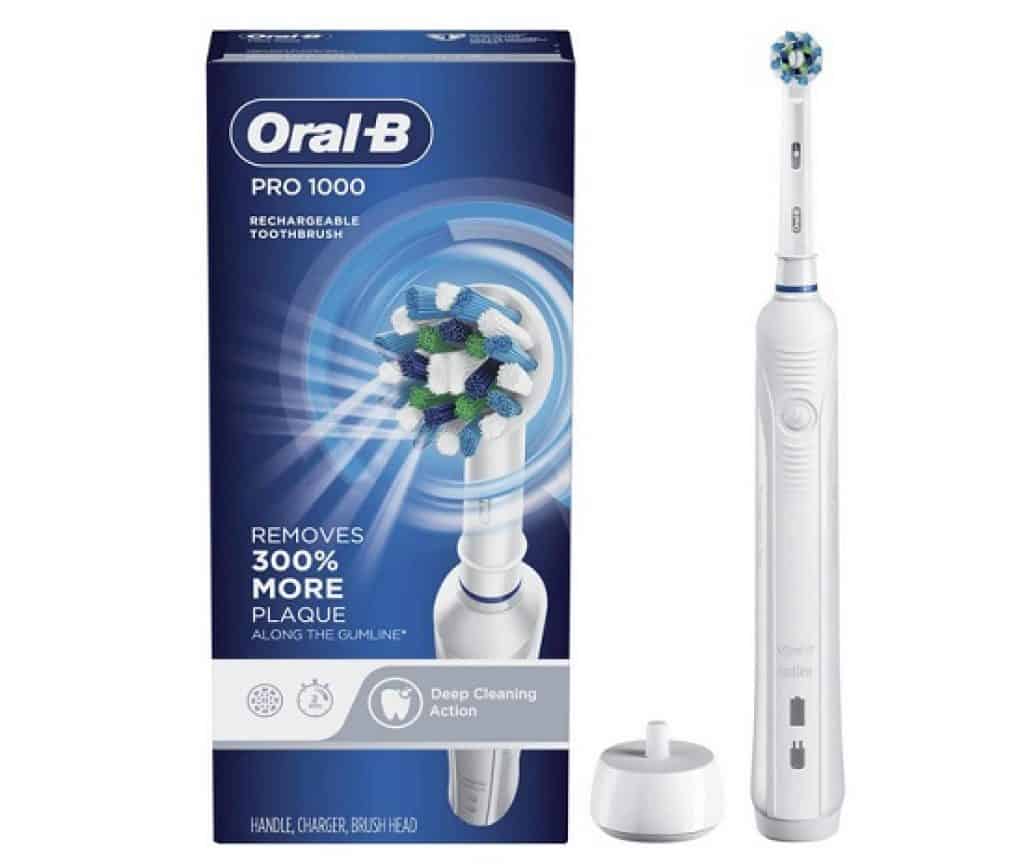 أفضل أنواع فرشاة أسنان كهربائية Oral-B Pro 1000