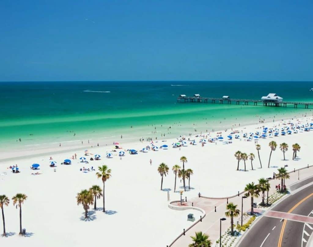 شاطئ كليرووتر Clearwater Beach أفضل الشواطئ في فلوريدا