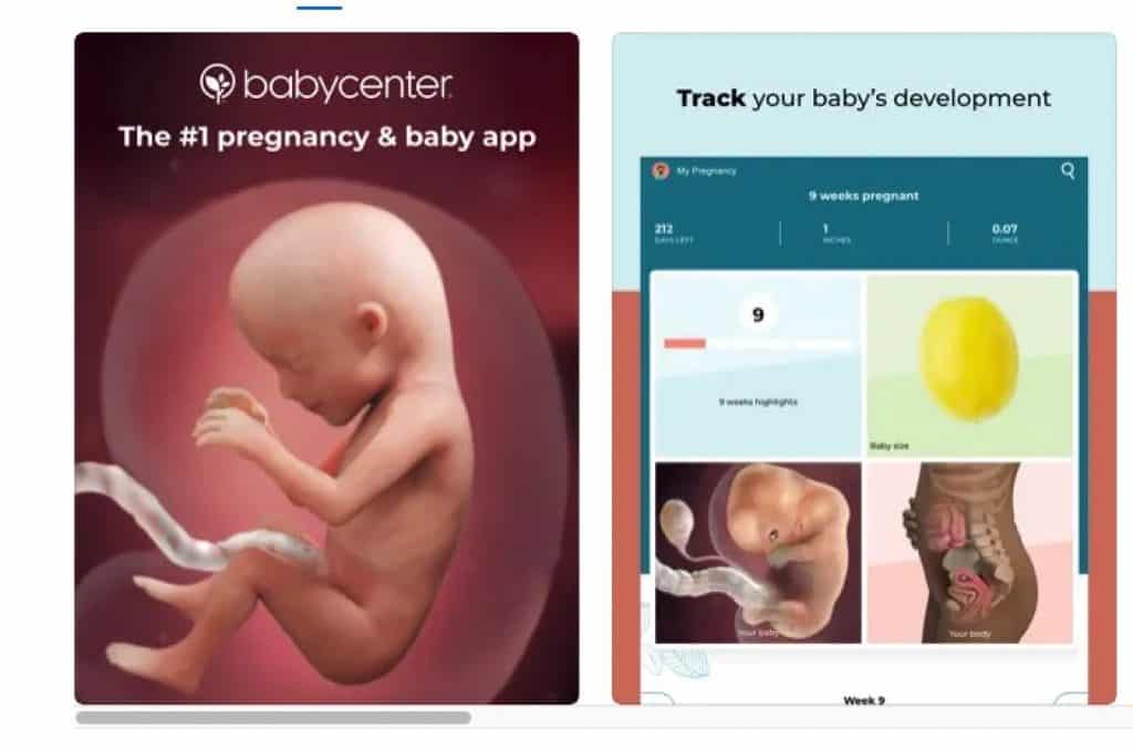 بيبي سينتر BabyCenter Pregnancy Tracker أفضل تطبيقات الحمل والأمومة