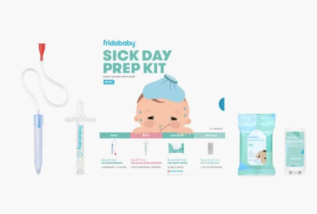 مجموعة  FridaBaby Sick Day Prep  افضل حقيبة اسعافات أولية للأطفال