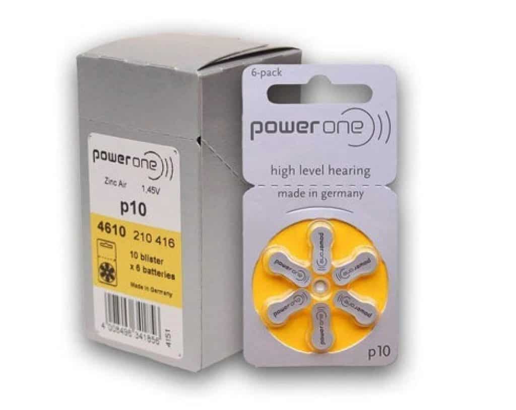 Original Size 10 Powerone Battery افضل بطاريات السماعات الطبية