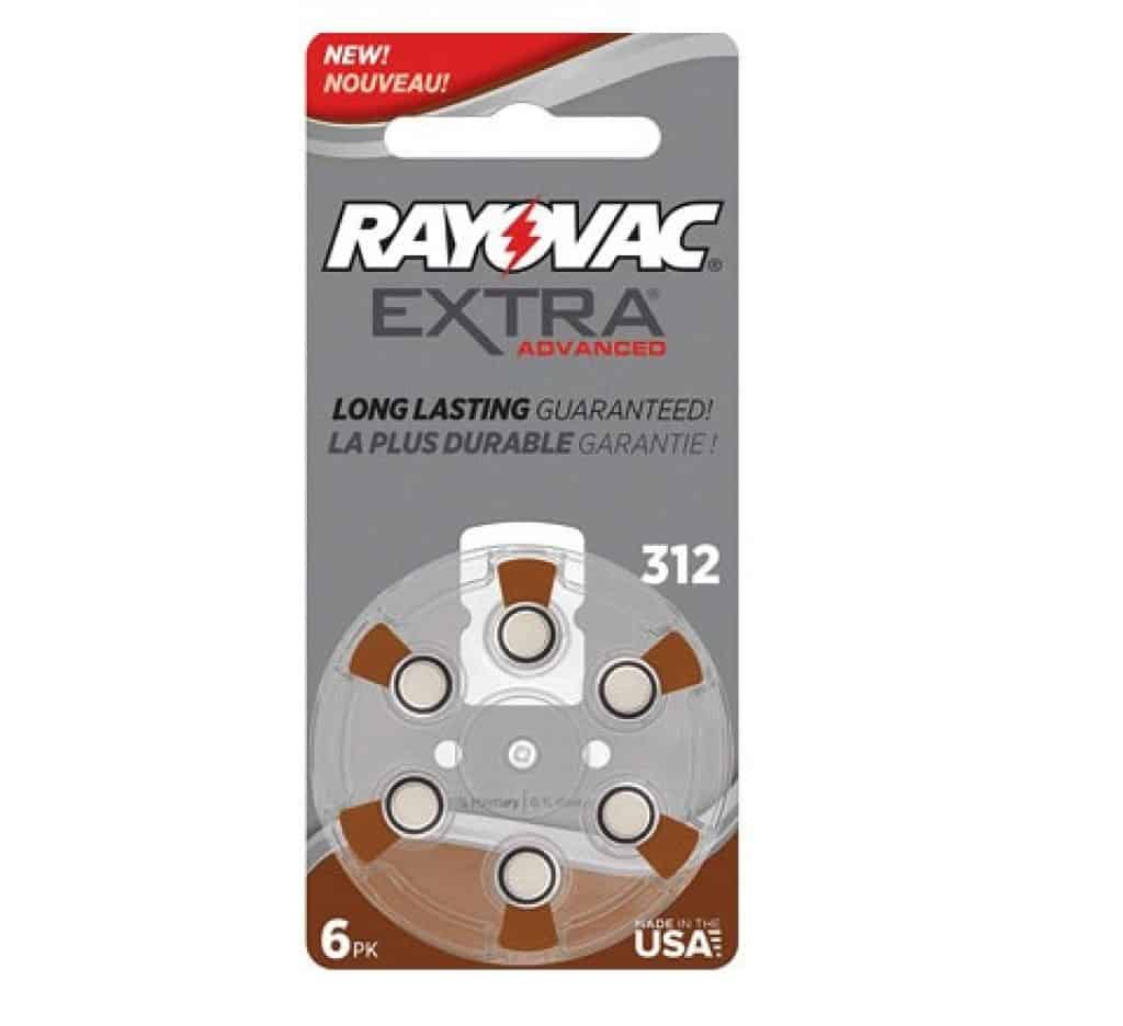 Rayovac Extra  افضل بطاريات السماعات الطبية
