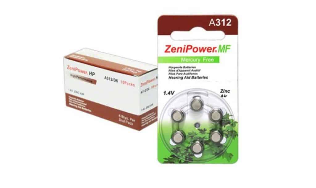 Zenipower Zinc-Air افضل بطاريات السماعات الطبية
